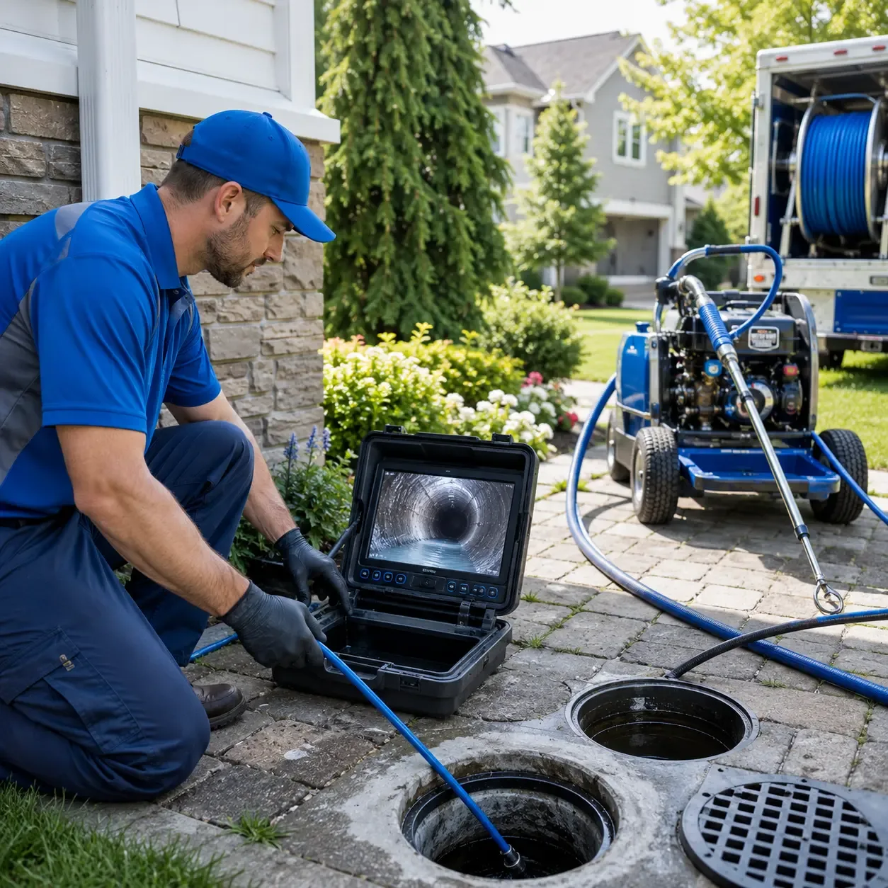 Outdoor drain cleaning professionals serving Newell, PA